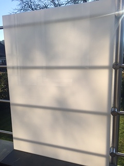 Balkonplatten Balkonverkleidung Balkonverblendung transparent